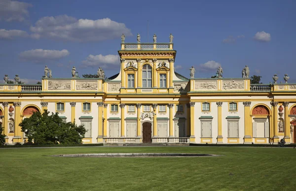 Παλάτι Wilanow Wilanowski Στη Βαρσοβία Πολωνία — Φωτογραφία Αρχείου