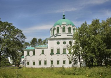 Kargopol 'deki Trinity Kilisesi. Rusya