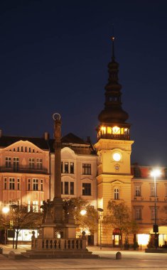 Ostrava 'daki Masaryk Meydanı. Çek Cumhuriyeti