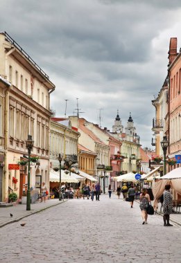 Kaunas Vilniaus Caddesi. Litvanya