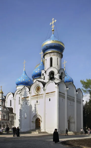 Církev Sestupu Ducha Svatého Sergejevě Posadu Rusko — Stock fotografie
