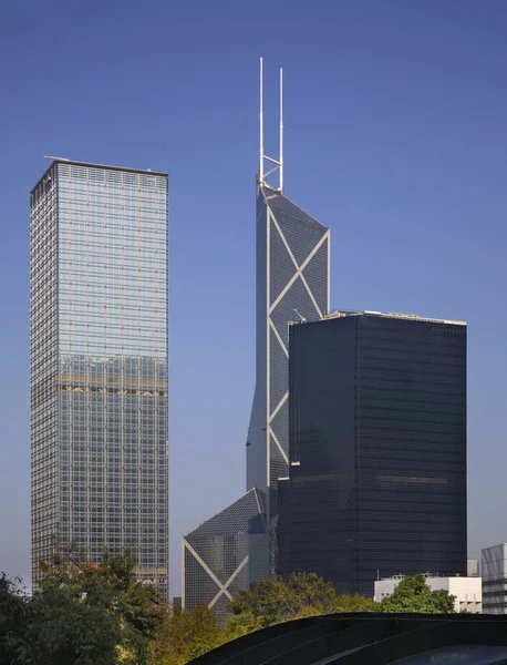 Hong Kong Manzarası Çin — Stok fotoğraf