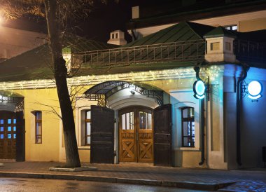 Suzdal 'daki Lenin Caddesi. Vladimir Oblastı. Rusya