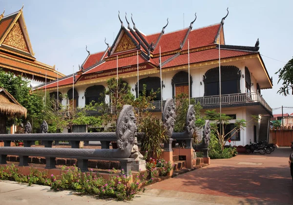 Wat Preah Prom Rath Femm Reap Жатва Камбоджа — стоковое фото