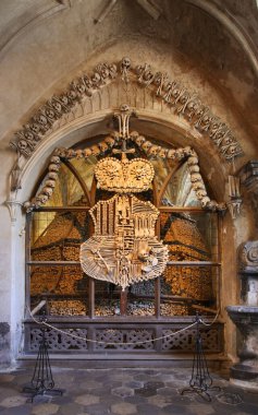Kutna Hora 'daki Sedlec Ossuary. Çek Cumhuriyeti