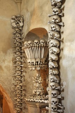 Kutna Hora 'daki Sedlec Ossuary. Çek Cumhuriyeti