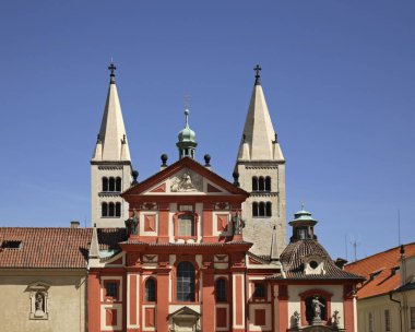 Prag 'daki Aziz George Bazilikası. Çek Cumhuriyeti
