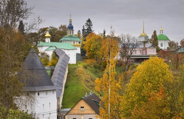 Pskov Cuevas Pskovo Pechersky Monasterio Dormición Pechory Óblast Pskov Rusia — Foto de Stock