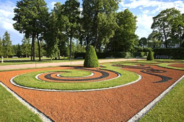 Saint Petersburg yakınlarındaki Tsarskoye Selo 'daki Catherine Park. Rusya