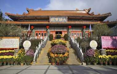 Po Lin Manastırı. Lantau Adası. Hong Kong. Çin