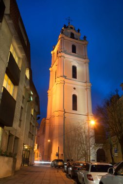 St. Johns Kilisesi - St. John Baptist ve St. John Messenger ve Vilnius 'taki Evangelist. Litvanya