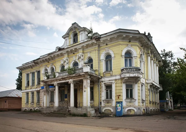 Former Mansion Merchant Nevorotin Big Street Bezhetsk Russia — Stock Photo, Image