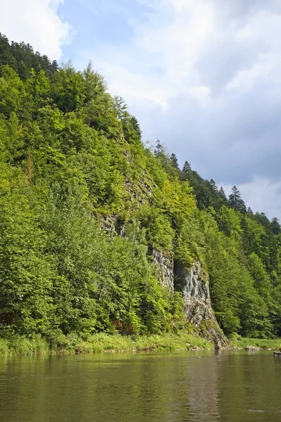 Rio Dunajec Montanhas Pienin Polónia — Fotografia de Stock