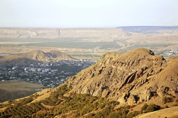 Zicht Koktebel Oekraïne — Stockfoto