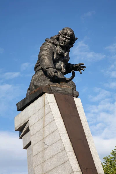 Denkmal Für Nurken Abdirov Karaganda Kasachstan — Stockfoto