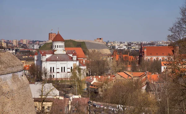 Vista Vilnius Lituania — Foto Stock