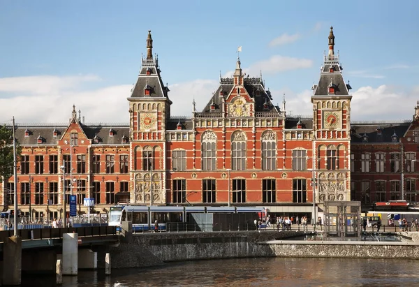 Amsterdam Central Station Nizozemsko — Stock fotografie