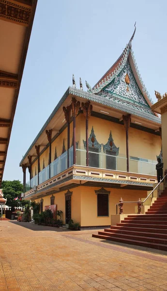 Wat Ounalom Unnalom Templo Phnom Penh Camboja — Fotografia de Stock