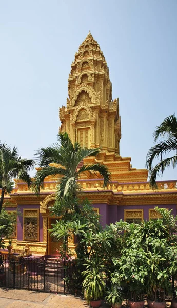 Wat Ounalom Unnalom Templo Phnom Penh Camboja — Fotografia de Stock