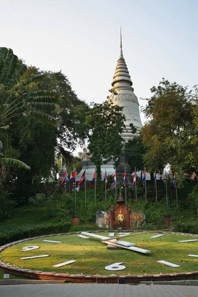 Wat Phnom Phnom Penh Cambodja — Stockfoto