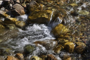Medeo Vadisi manzarası. Kazakistan 