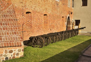 Golub-Dobrzyn 'deki Golub kalesi (Zamek w Golubiu). Polonya