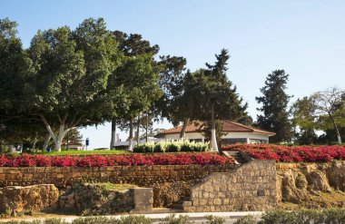 Famagusta 'daki anit parkı. Kıbrıs