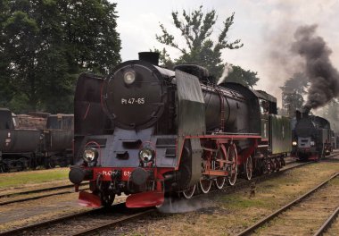 Chabowka 'da demiryolu kevaşesi. Polonya