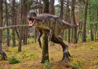 JuraPark Solec - Solec Kujawski 'deki dinozor parkı. Polonya
