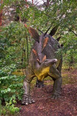 JuraPark Solec - Solec Kujawski 'deki dinozor parkı. Polonya