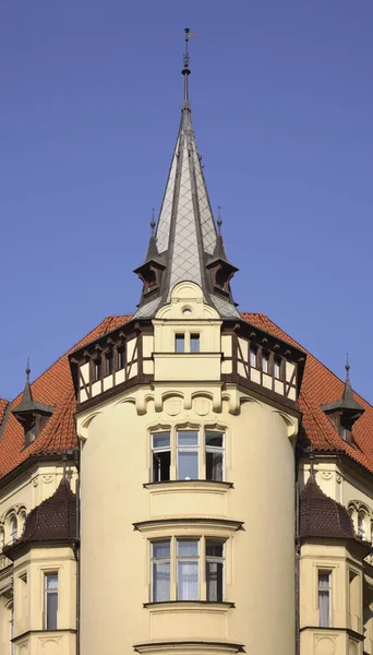 Fragment Gamla Byggnaden Prag Republiken Tjeckien — Stockfoto