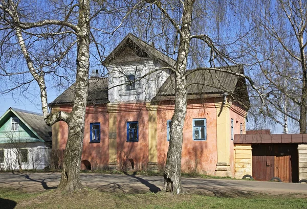 Antigua Casa Adosada Ostashkov Rusia — Foto de Stock