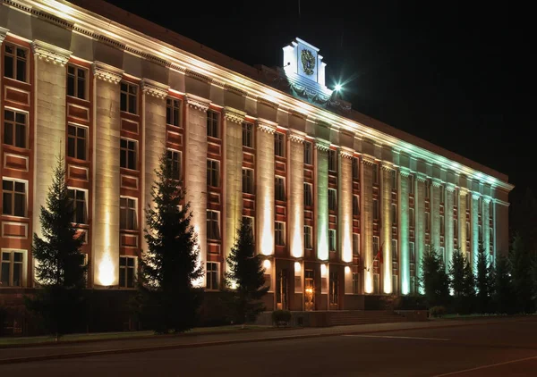 Verwaltungsgebäude Der Region Altai Barnaul Altai Westsibirien Russland — Stockfoto