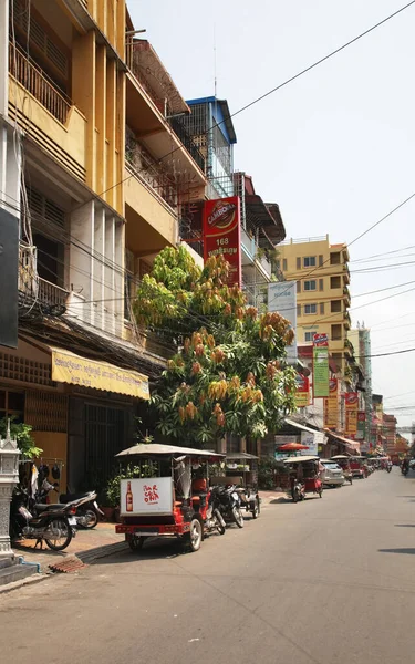 Rue Typique Phnom Penh Cambodge — Photo