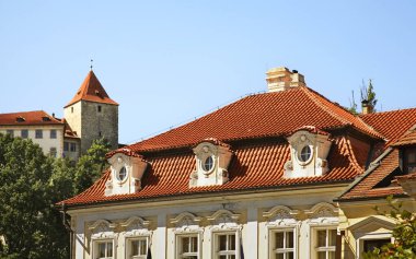 Prag 'daki Mala Strana, Küçük Şehir' de bir bina. Çek Cumhuriyeti