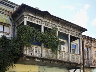 Tiflis 'te balkon. Georgia
