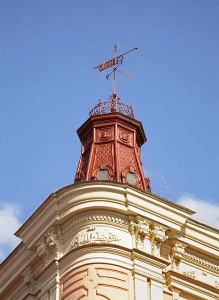 Fragment Eines Alten Hauses Marktplatz Przemysl Polen — Stockfoto