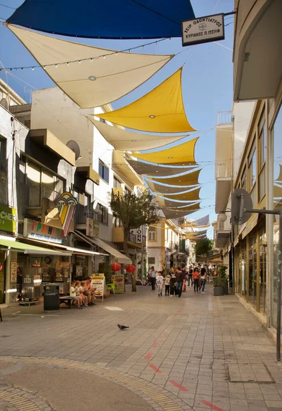 Calle Ledra Nicosia Chipre — Foto de Stock