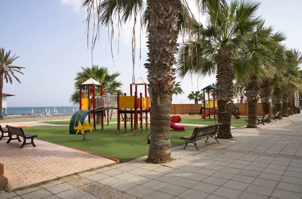Mackenzie Beach Larnacában Ciprus — Stock Fotó