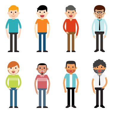 People Characters Men clipart