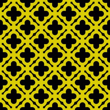 Geometrik desen sorunsuz. Dikişsiz altın geometrik desen. Hepsi tek bir katmanda. Vektör çizim.