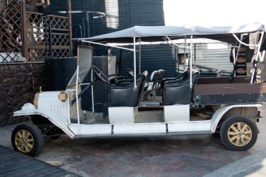 electric car, auto, retro car, electric car, retro, walk, summer, vacation