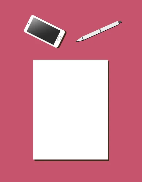 Template sheet of paper — Stock Photo, Image