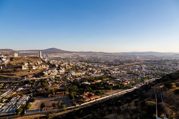 Pohled přes Mexiko Queretaro. — Stock fotografie