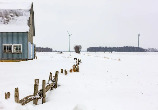 Szenische Aufnahme Einer Wunderschönen Winterlandschaft — Stockfoto