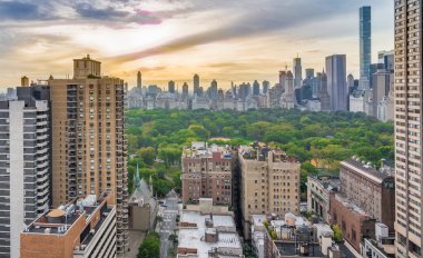 New York ve Cental Park gündoğumu