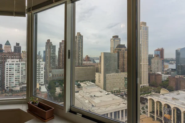New york city van bovenaf — Stockfoto
