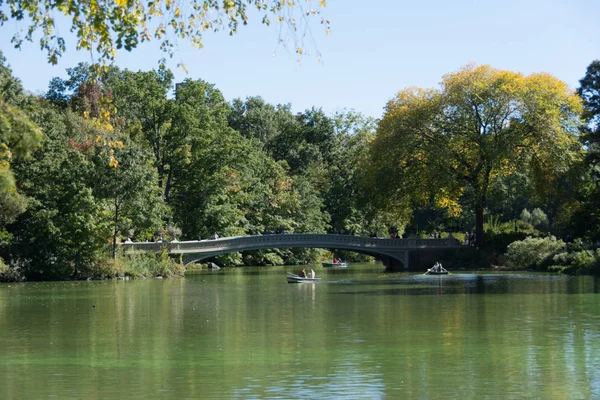 Navigazione a Central Park, New York — Foto Stock