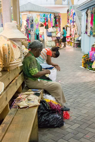 Nassau, Bahamas Straw Market — Stock Photo, Image