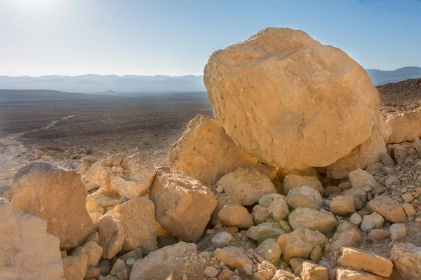 Rocks in the Negev desert, Southern Israel — Stock Photo, Image